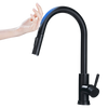 Sensor Activated Kitchen Faucet With Flexible Hose And Dual Spray Head