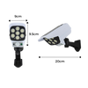 Solar Powered Motion Activated LED Lamp For Enhanced Outdoor Security