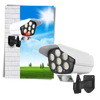 Solar Powered Motion Activated LED Lamp For Enhanced Outdoor Security