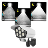 Solar Powered Motion Activated LED Lamp For Enhanced Outdoor Security