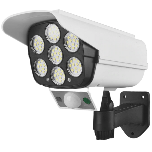 Solar Powered Motion Activated LED Lamp For Enhanced Outdoor Security