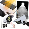 Solar Powered Motion Activated LED Lamp For Enhanced Outdoor Security