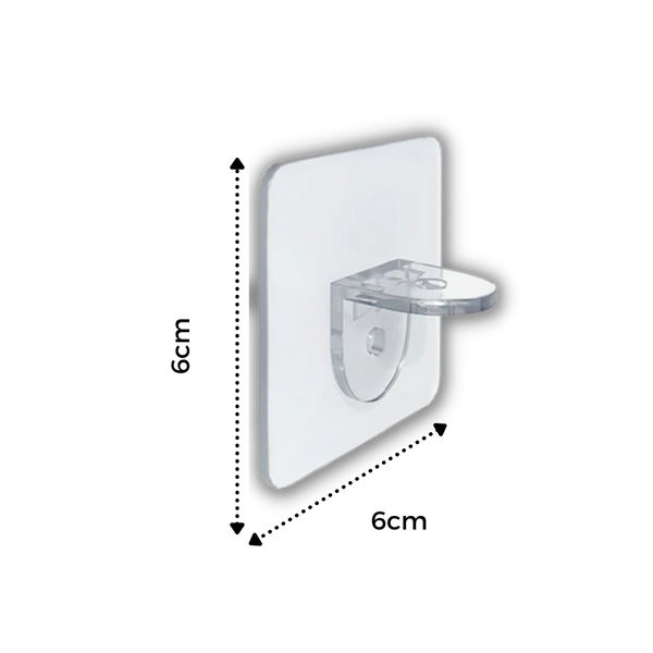 Heavy Duty Adhesive Shelf Brackets For Stable High Load Capacity Shelving