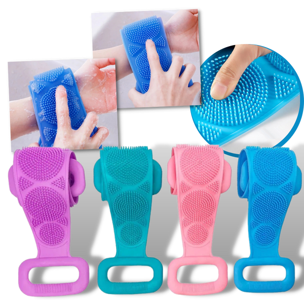 Silicone Exfoliating Body Scrubber for Smooth Clean Skin