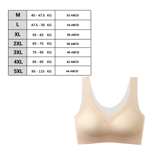 Featherweight Ice Silk Bra For Seamless Breathable Comfort