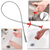 Flexible Drain Cleaning Pliers For Easy Sink And Bathtub Unclogging