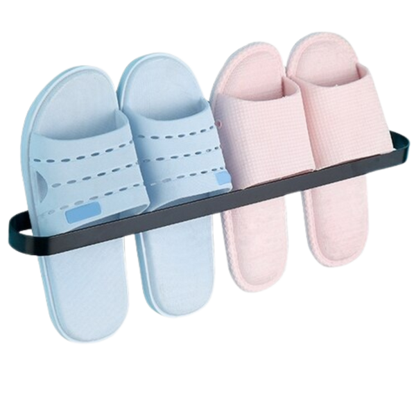 Aluminium Wall Mounted Slipper Rack For Space Saving And Style