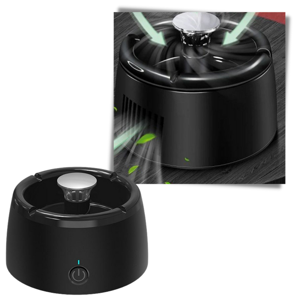 Smart Smoke Removing Ashtray for Clean Indoor Air and Purified Environments