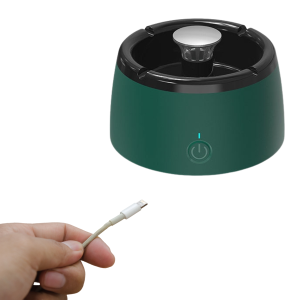 Smart Smoke Removing Ashtray for Clean Indoor Air and Purified Environments