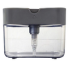 Two In One Detergent Dispenser With Sponge Holder For One Handed Dishwashing