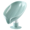 Leaf Shaped Soap Holder With Drain Keeps Soap Dry Longer