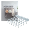 Wall Mounted Clothes Organiser With Integrated Drying and Storage