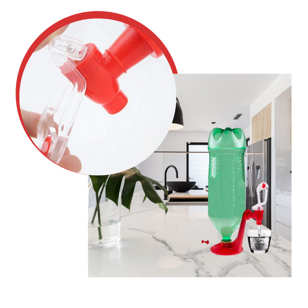 Portable Bottle Dispenser For Beverages Quick Access Without Splash