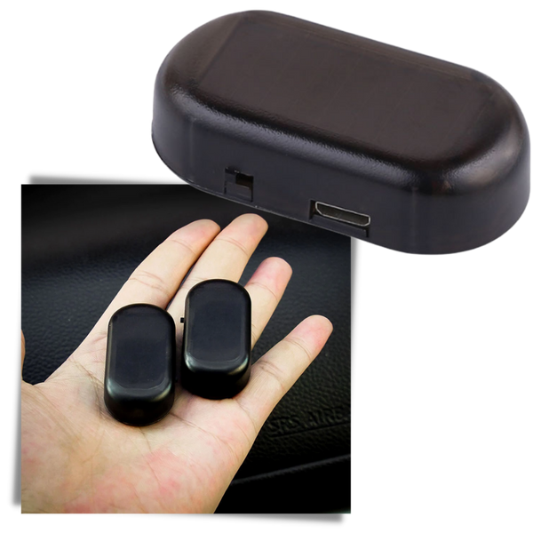 Solar Powered Car Warning Light for Enhanced Parking Safety