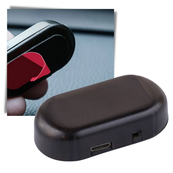 Solar Powered Car Warning Light for Enhanced Parking Safety