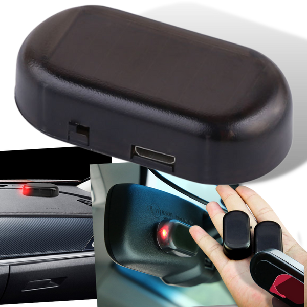Solar Powered Car Warning Light for Enhanced Parking Safety