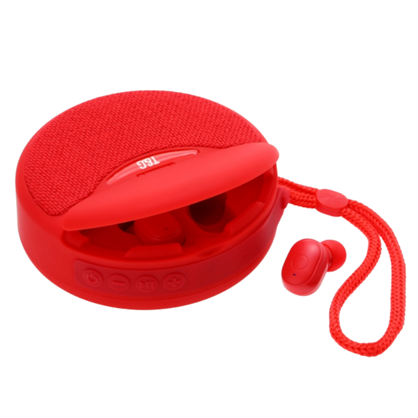 Portable Bluetooth Speaker With Earbuds For Immersive Sound