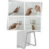 Two Pack Stainless Steel Sponge Holders With Drainage Rack