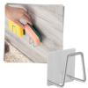 Two Pack Stainless Steel Sponge Holders With Drainage Rack