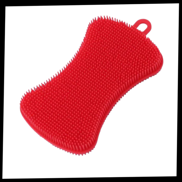 Silicone Kitchen Sponge Heat-Resistant Antibacterial Cleaning Tool