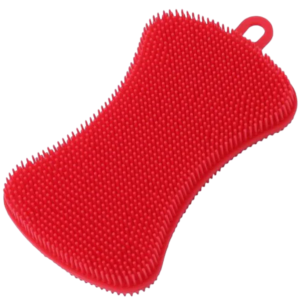 Silicone Kitchen Sponge Heat-Resistant Antibacterial Cleaning Tool