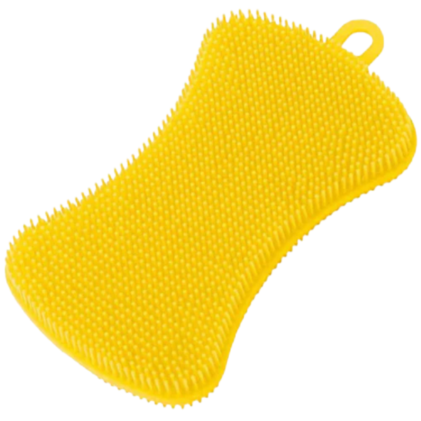 Silicone Kitchen Sponge Heat-Resistant Antibacterial Cleaning Tool