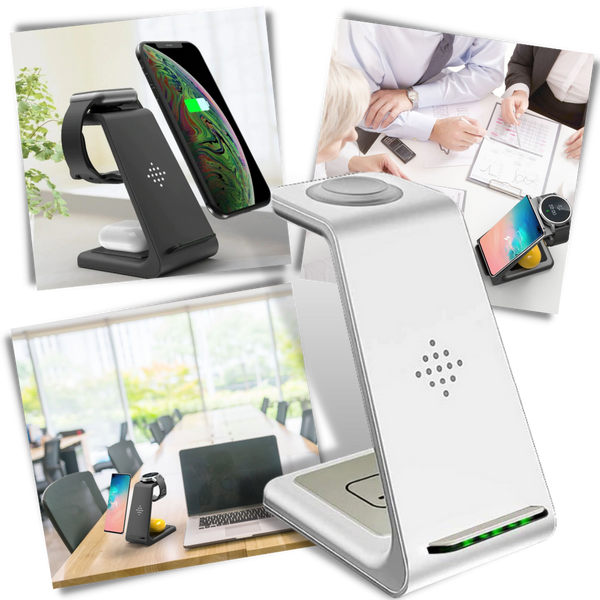 Elegant Wireless Phone Charging Station With Cable Free Convenience