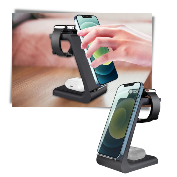 Elegant Wireless Phone Charging Station With Cable Free Convenience