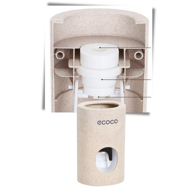 Automatic Stone Wall Mount Toothpaste Dispenser For Waste Reduction