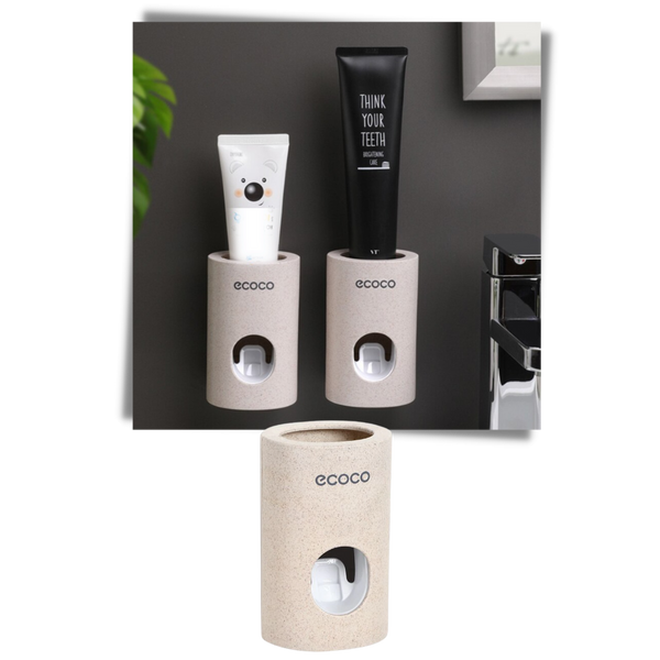 Automatic Stone Wall Mount Toothpaste Dispenser For Waste Reduction