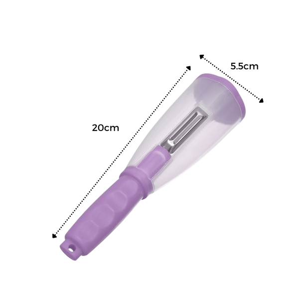 Premium Fruit And Vegetable Peeler With Built In Catcher