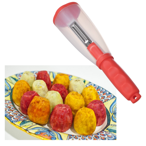 Premium Fruit And Vegetable Peeler With Built In Catcher