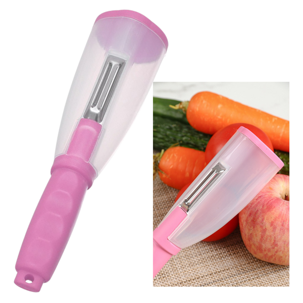 Premium Fruit And Vegetable Peeler With Built In Catcher