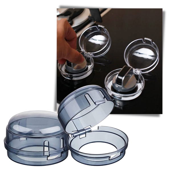 Universal Kitchen Stove Knob Protectors For Child Safety Durable Easy Fit