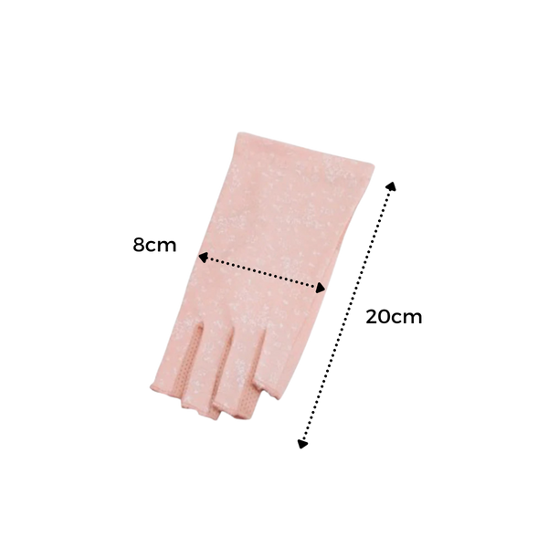 Sun Shield Cotton Gloves With UV Protection For All Day Comfort