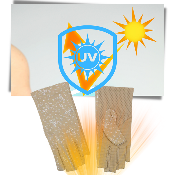 Sun Shield Cotton Gloves With UV Protection For All Day Comfort
