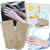 Sun Shield Cotton Gloves With UV Protection For All Day Comfort