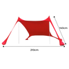 Lightweight Beach Shade Canopy for Easy Sun Protection and Breeze