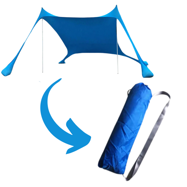 Lightweight Beach Shade Canopy for Easy Sun Protection and Breeze