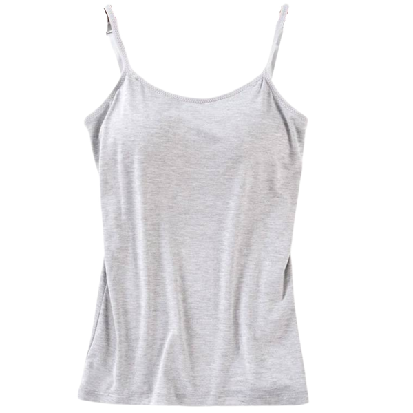 Premium Soft Stretch Camisole With Built In Bra For All Day Comfort