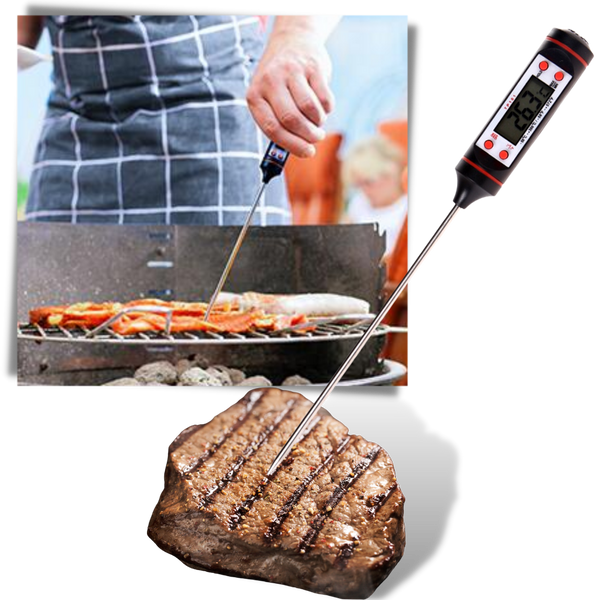 Digital Cooking Probe Thermometer For Precise Doneness Every Time