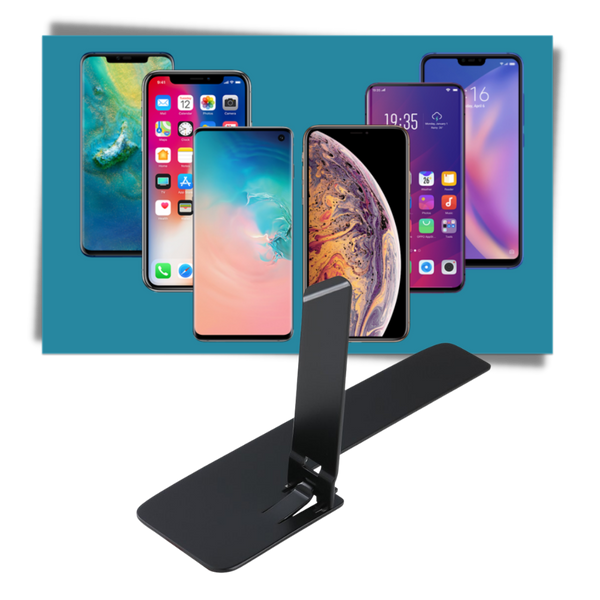 Slim Aluminum Phone Stand for Effortless Hands Free Viewing