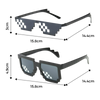Pixel Style Sunglasses With UV Protection For All Day Comfort
