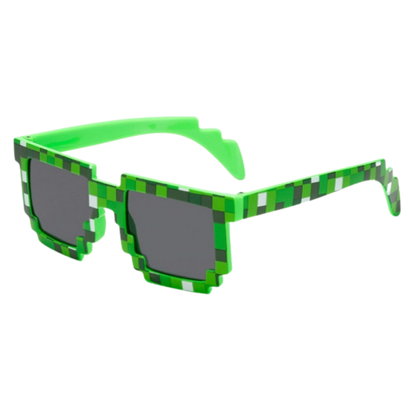 Pixel Style Sunglasses With UV Protection For All Day Comfort