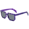 Pixel Style Sunglasses With UV Protection For All Day Comfort
