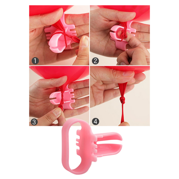 Balloon Knot Tool For Easy Safe Knotting And Finger Protection