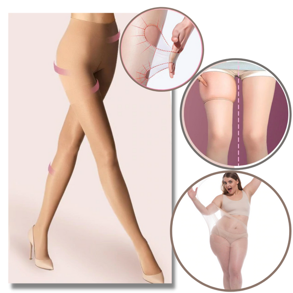 Shaping Compression Tights With Instant Slimming Effect And Breathable Comfort