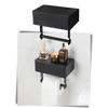 Premium Waterproof Toilet Paper Holder With Integrated Tissue Box And Shelf
