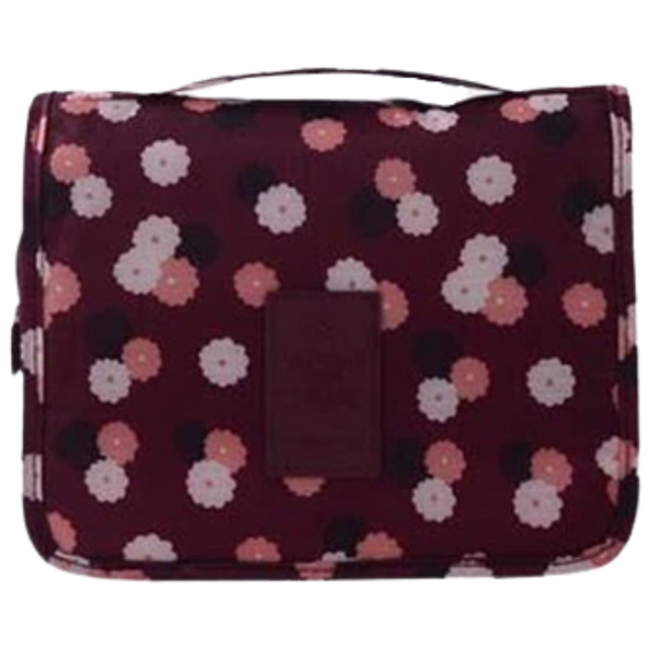 Premium Travel Makeup Organizer Waterproof Easy Access Hanging Design