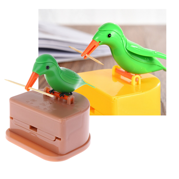 Bird Shaped Toothpick Dispenser For Hygienic Easy Access